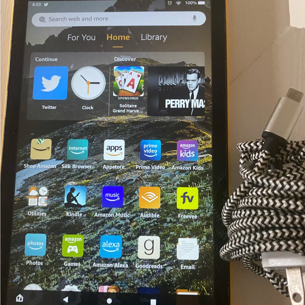 Amazon Fire HD 8 (8th Generation) 32 GB, Wi-Fi, 8 in - Canary Yellow